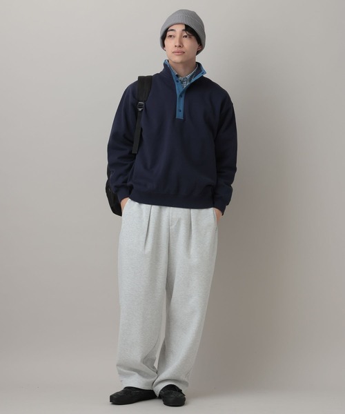 RAGEBLUE（レイジブルー）の「Retro Half Snap Pullover/レトロハーフスナッププルオーバー（スウェット・メンズ・ネイビー/ブルー/グレー系その他・MEDIUM/LARGE）」の16枚目の写真
