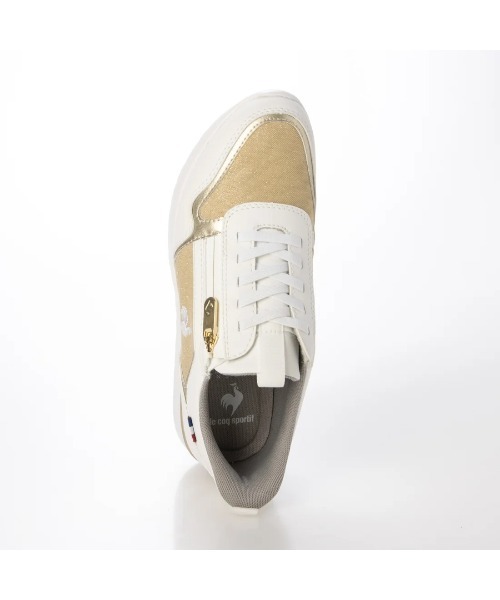 le coq sportif(ルコックスポルティフ)の「リフトアップスニーカー(LCS シャルテ リフト SI)(スニーカー・レディース・サーモンピンク/ホワイトゴールド・22.5cm/23cm/23.5cm/24cm/24.5cm)」の10枚目の写真