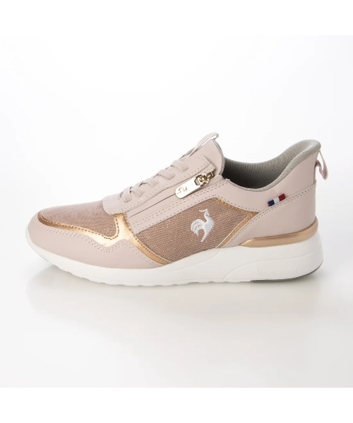 le coq sportif(ルコックスポルティフ)の「リフトアップスニーカー(LCS シャルテ リフト SI)(スニーカー・レディース・サーモンピンク/ホワイトゴールド・22.5cm/23cm/23.5cm/24cm/24.5cm)」の3枚目の写真
