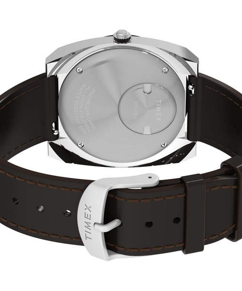 TIMEX(タイメックス)の「TIMEX/タイメックス Q Timex 1972 World Time 腕時計 TX-TW2Y31300 メンズ(アナログ腕時計・メンズ・ブラウン・FREE)」の2枚目の写真