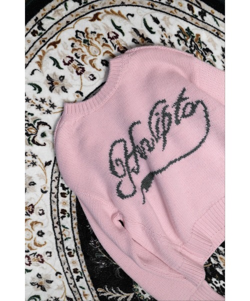 Loved one Logo Jacquard Knit（ニット/セーター）｜Her lip to（ハー