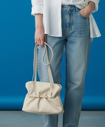 Faux Leather Belt Design Handbag / フェイクレザー ベルトデザイン ハンドバッグ 秋 秋服 2026年秋冬