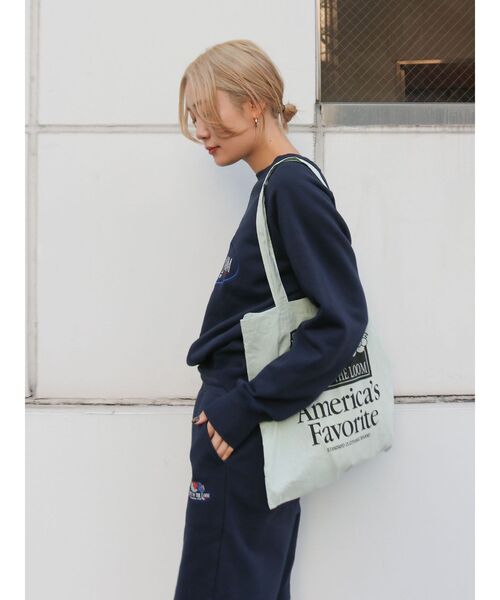 FRUIT OF THE LOOM（フルーツオブザルーム）の「FRUIT OF THE LOOM別注 ロゴトートBag（トートバッグ・レディース・アイボリー/グリーン/ピンク・FREE）」の9枚目の写真