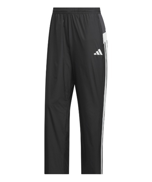 adidas(アディダス)の「アディダス adidas ルーズフィット カラーブロック メッシュライニング フルレングス オープンヘム ウィンドパンツ(その他パンツ・メンズ・ブラック・M/L/LL)」の4枚目の写真