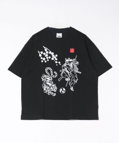 adidas(アディダス)の「adidas アディダス U SAMURAI TEE ショートスリーブ KS3315 BLACK(Tシャツ/カットソー・メンズ・ブラック・SMALL/MEDIUM/LARGE/X-LARGE/XX-LARGE/3)」の1枚目の写真