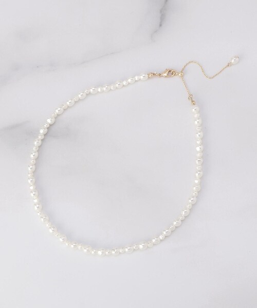 ITS'DEMO（イッツデモ）の「パール調ツブネックレス（ネックレス・レディース・シルバー/ゴールド・00）」の7枚目の写真