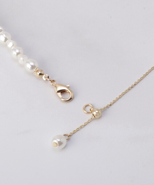 ITS'DEMO（イッツデモ）の「パール調ツブネックレス（ネックレス・レディース・シルバー/ゴールド・00）」の5枚目の写真