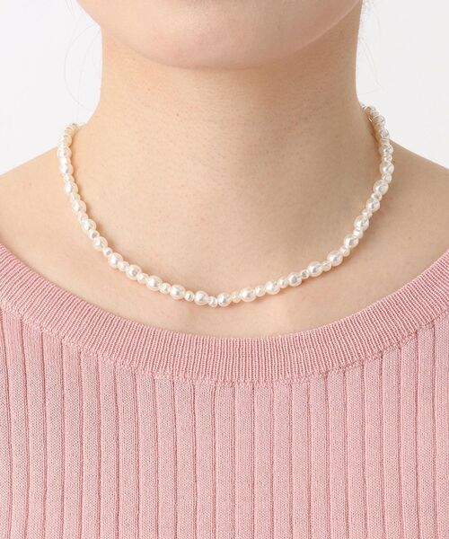 ITS'DEMO（イッツデモ）の「パール調ツブネックレス（ネックレス・レディース・シルバー/ゴールド・00）」の4枚目の写真