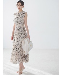 SNIDEL | 【販路限定サイズあり】Sustainableフリルワンピース(ワンピース)