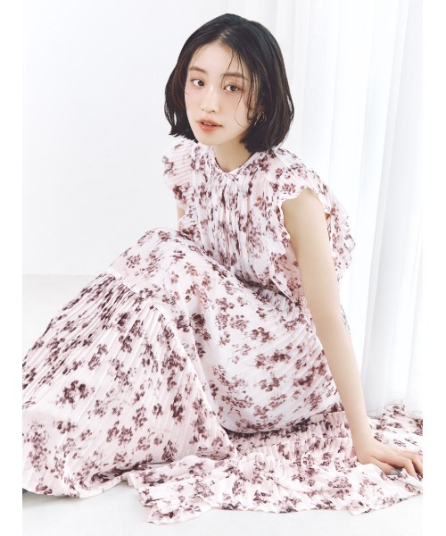 【販路限定サイズあり】Sustainableフリルワンピース（ワンピース）｜SNIDEL（スナイデル）