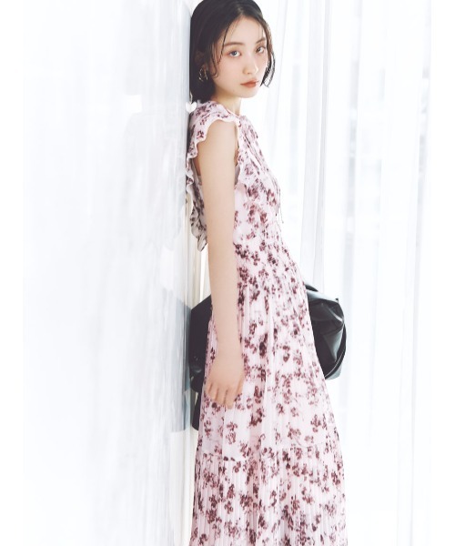 【販路限定サイズあり】Sustainableフリルワンピース（ワンピース）｜SNIDEL（スナイデル）