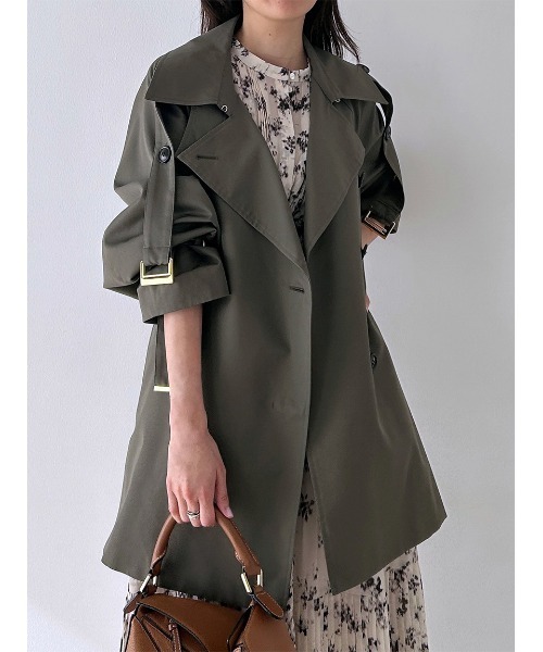 SNIDEL（スナイデル）の「【販路限定サイズあり】Sustainableフリルワンピース（ワンピース・レディース・ピンク/グリーン/ブルー/ベージュ・2/1/0/00）」の5枚目の写真