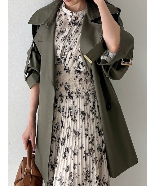 SNIDEL（スナイデル）の「【販路限定サイズあり】Sustainableフリルワンピース（ワンピース・レディース・ピンク/グリーン/ブルー/ベージュ・2/1/0/00）」の6枚目の写真