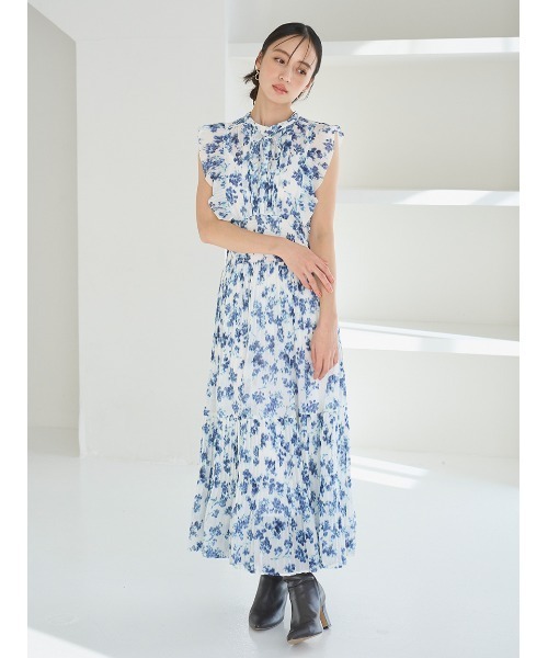 SNIDEL（スナイデル）の「【販路限定サイズあり】Sustainableフリルワンピース（ワンピース・レディース・ピンク/グリーン/ブルー/ベージュ・2/1/0/00）」の10枚目の写真