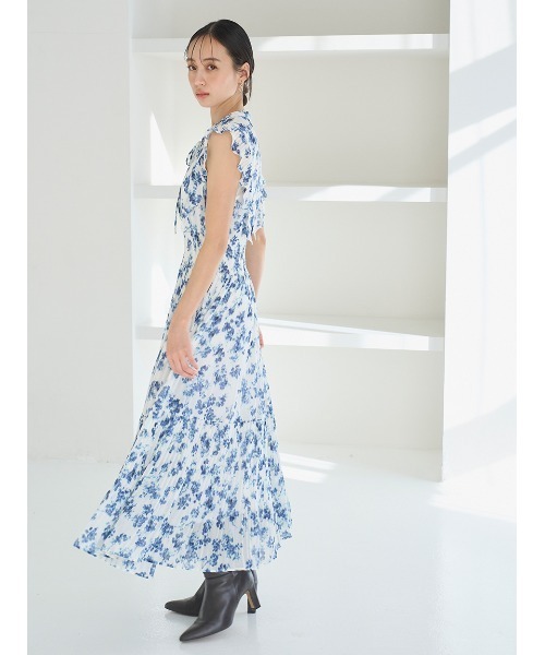 SNIDEL（スナイデル）の「【販路限定サイズあり】Sustainableフリルワンピース（ワンピース・レディース・ピンク/グリーン/ブルー/ベージュ・2/1/0/00）」の12枚目の写真