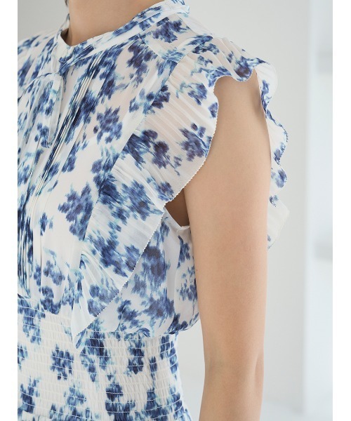 SNIDEL（スナイデル）の「【販路限定サイズあり】Sustainableフリルワンピース（ワンピース・レディース・ピンク/グリーン/ブルー/ベージュ・2/1/0/00）」の14枚目の写真