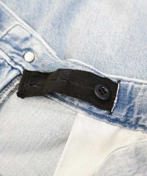HARVESTY(ハーベスティ)の「HARVESTY / ハーベスティ BIG DENIM CIRCUS PANTS USED BLUE ビッグデニム サーカスパンツ ライトブルー(デニムパンツ・レディース・ライトブルー・0/1/2)」の9枚目の写真