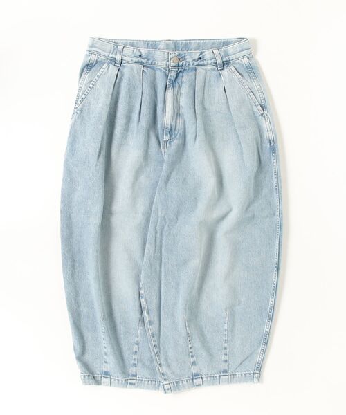 HARVESTY(ハーベスティ)の「HARVESTY / ハーベスティ BIG DENIM CIRCUS PANTS USED BLUE ビッグデニム サーカスパンツ ライトブルー(デニムパンツ・レディース・ライトブルー・0/1/2)」の10枚目の写真