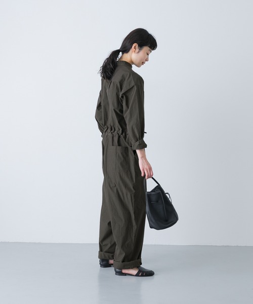 かぐれ（カグレ）の「コットンオールインワン（その他パンツ・レディース・スミクロ/グレー・FREE）」の4枚目の写真