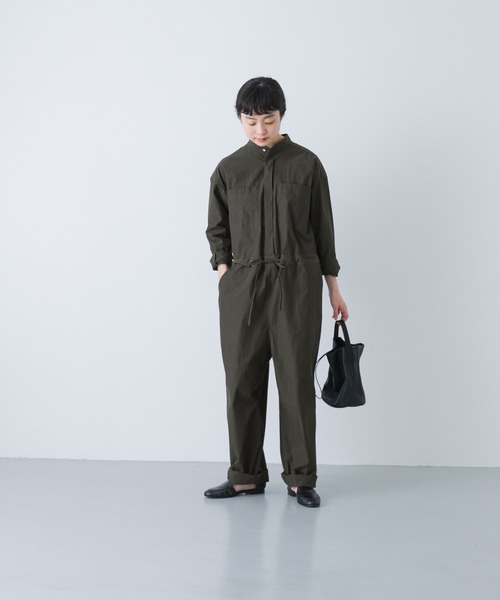 かぐれ（カグレ）の「コットンオールインワン（その他パンツ・レディース・スミクロ/グレー・FREE）」の5枚目の写真