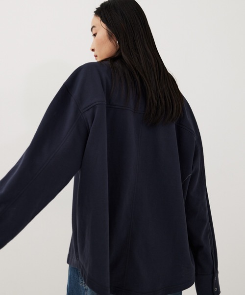 HANNE(アン)の「ライトスウェットシャツ(スウェット・レディース・ピンク/ネイビー/オフホワイト・FREE)」の13枚目の写真