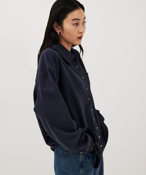 HANNE(アン)の「ライトスウェットシャツ(スウェット・レディース・ピンク/ネイビー/オフホワイト・FREE)」の14枚目の写真