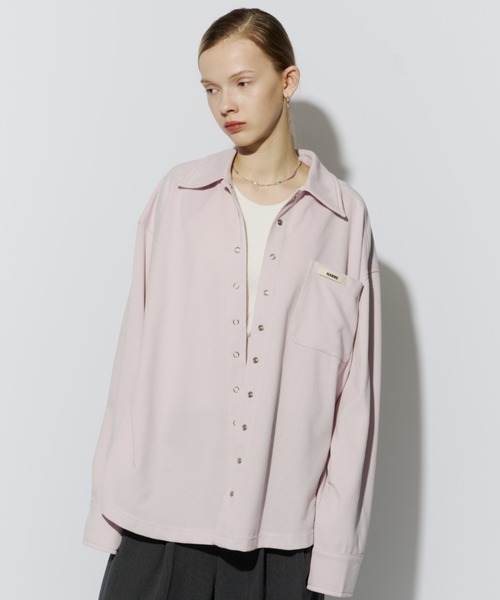 HANNE(アン)の「ライトスウェットシャツ(スウェット・レディース・ピンク/ネイビー/オフホワイト・FREE)」の8枚目の写真