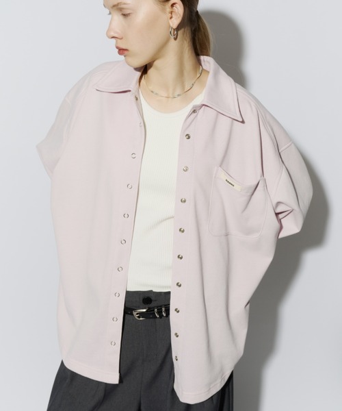 HANNE(アン)の「ライトスウェットシャツ(スウェット・レディース・ピンク/ネイビー/オフホワイト・FREE)」の7枚目の写真