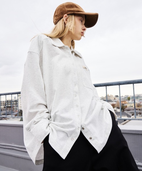 HANNE(アン)の「ライトスウェットシャツ(スウェット・レディース・ピンク/ネイビー/オフホワイト・FREE)」の21枚目の写真