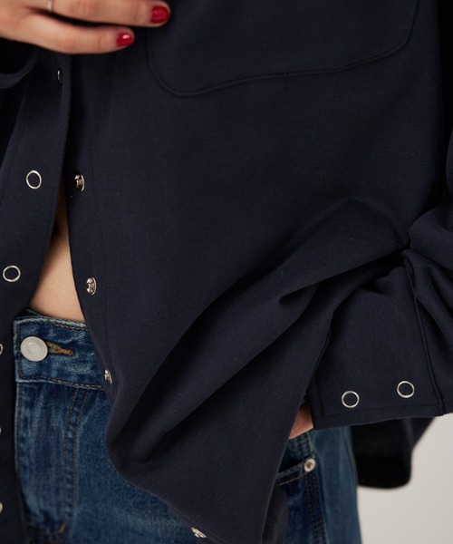 HANNE(アン)の「ライトスウェットシャツ(スウェット・レディース・ピンク/ネイビー/オフホワイト・FREE)」の18枚目の写真