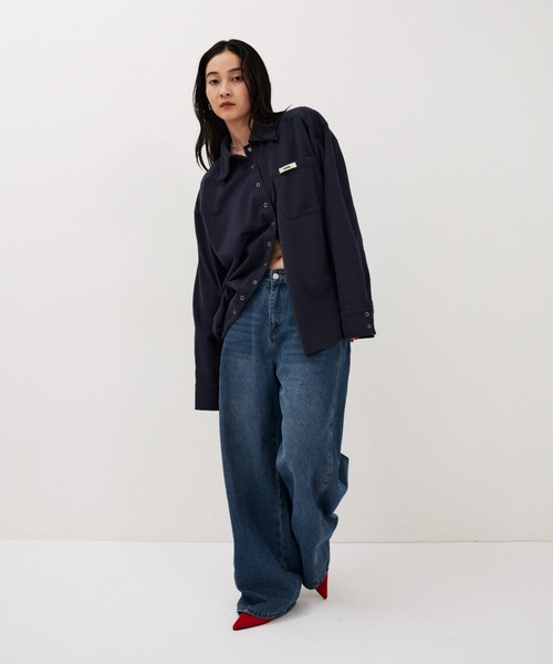 HANNE(アン)の「ライトスウェットシャツ(スウェット・レディース・ピンク/ネイビー/オフホワイト・FREE)」の16枚目の写真