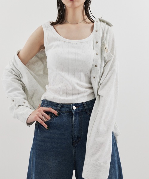 HANNE(アン)の「ライトスウェットシャツ(スウェット・レディース・ピンク/ネイビー/オフホワイト・FREE)」の22枚目の写真