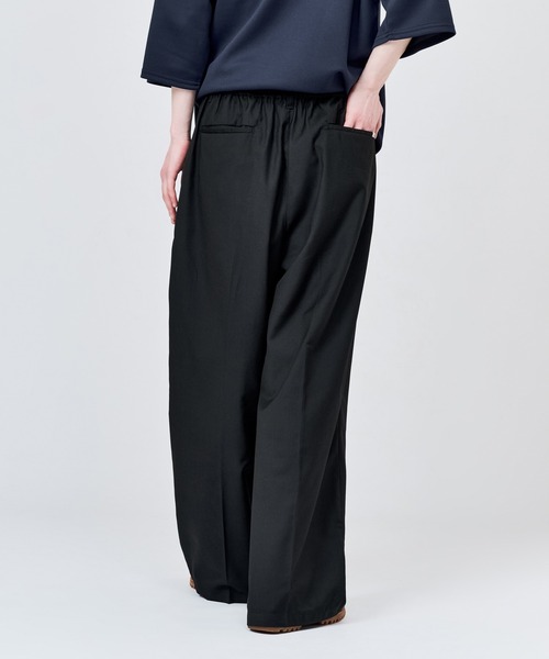 WETTEMPT(ウィテンプト)の「2 TUCK EASY WIDE ASSORT SLACKS / ツータックイージーワイドアソートスラックス(スラックス・メンズ・ブラック系その他/チャコールグレー/ブラック/ネイビー・SMALL/MEDIUM/LARGE)」の9枚目の写真