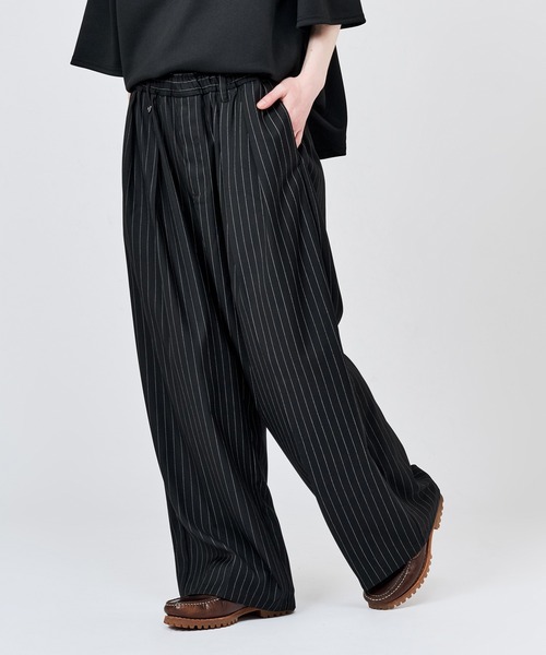 WETTEMPT(ウィテンプト)の「2 TUCK EASY WIDE ASSORT SLACKS / ツータックイージーワイドアソートスラックス(スラックス・メンズ・ブラック系その他/チャコールグレー/ブラック/ネイビー・SMALL/MEDIUM/LARGE)」の18枚目の写真