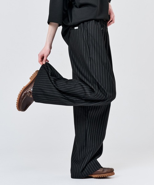 WETTEMPT(ウィテンプト)の「2 TUCK EASY WIDE ASSORT SLACKS / ツータックイージーワイドアソートスラックス(スラックス・メンズ・ブラック系その他/チャコールグレー/ブラック/ネイビー・SMALL/MEDIUM/LARGE)」の20枚目の写真