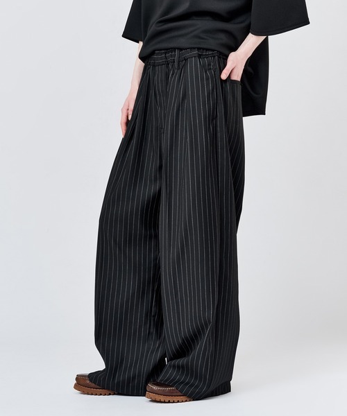 WETTEMPT(ウィテンプト)の「2 TUCK EASY WIDE ASSORT SLACKS / ツータックイージーワイドアソートスラックス(スラックス・メンズ・ブラック系その他/チャコールグレー/ブラック/ネイビー・SMALL/MEDIUM/LARGE)」の21枚目の写真