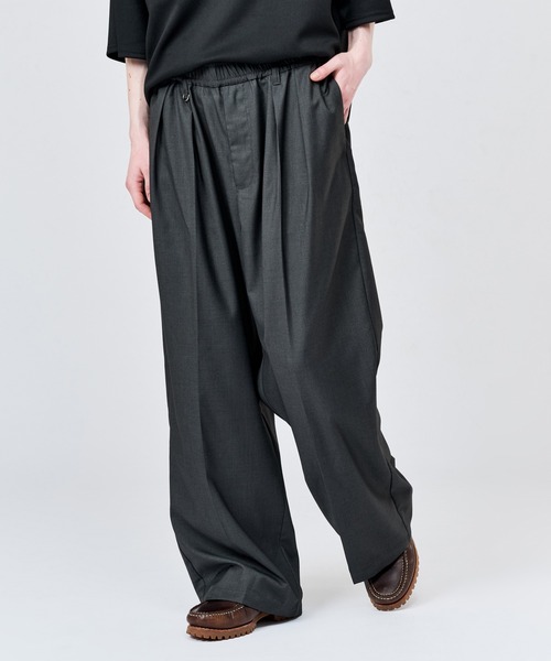 2 TUCK EASY WIDE ASSORT SLACKS / ツータックイージーワイドアソート