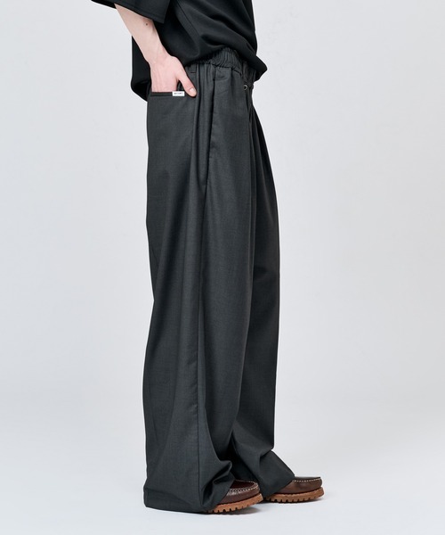 2 TUCK EASY WIDE ASSORT SLACKS / ツータックイージーワイドアソート