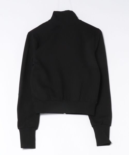 Never mind the XU / Chikashitsu+(ネバーマインド ザ エックスユー / チカシツプラス)の「【nmtc+】cross design diagonal zip up sweat / 【エヌエムティーシープラス】クロスデザインダイアゴナルジップアップスウェット<着用動画あり>(スウェット・レディース・グレー/ブラック・ONE SIZE)」の3枚目の写真