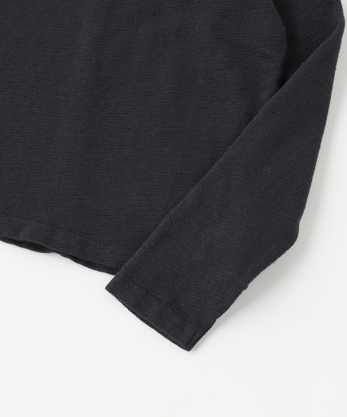 PULP/417EDIFICE（パルプフォーワンセブンエディフィス）の「NO MAINTENANCE / ノーメンテナンス LS LERA SLUB TEE（Tシャツ/カットソー・メンズ・チャコールグレー・MEDIUM/SMALL）」の3枚目の写真