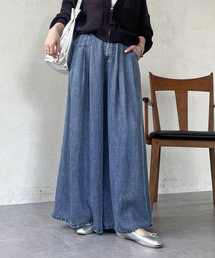 un dix cors | タックワイドフレアパンツ(その他パンツ)