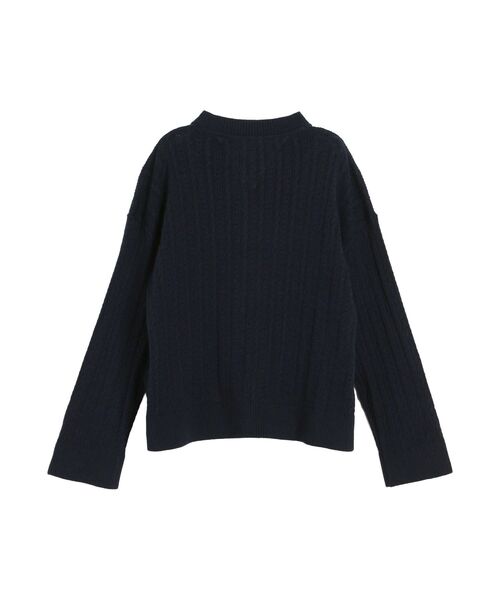 TOMMY HILFIGER（トミーヒルフィガー）の「GIRLS ポインテルケーブルカーディガン（ニット/セーター・キッズ・ホワイト/マルチ・130cm/150cm/160cm/140cm）」の7枚目の写真