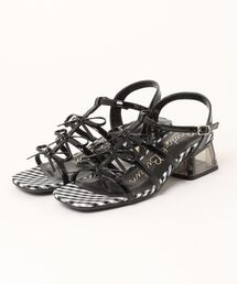 Bridget Birkin | 【Bridget Birkin】ギンガムチェックリボンサンダル(562014)(サンダル)