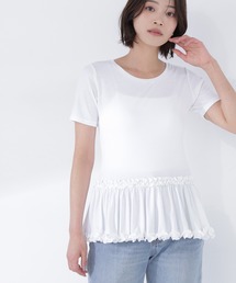 NATURAL BEAUTY BASIC | ◇ヘムフリルカットソー(Tシャツ/カットソー)