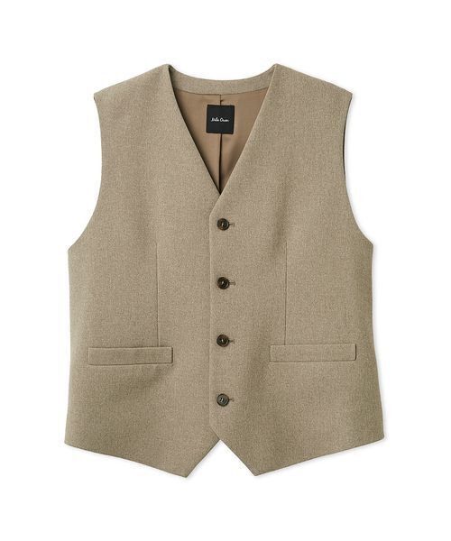 Mila Owen（ミラオーウェン）の「後ろバックル付きベスト（ベスト・レディース・チャコールグレー/モカ・F）」の2枚目の写真