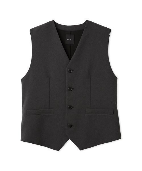 Mila Owen（ミラオーウェン）の「後ろバックル付きベスト（ベスト・レディース・チャコールグレー/モカ・F）」の3枚目の写真