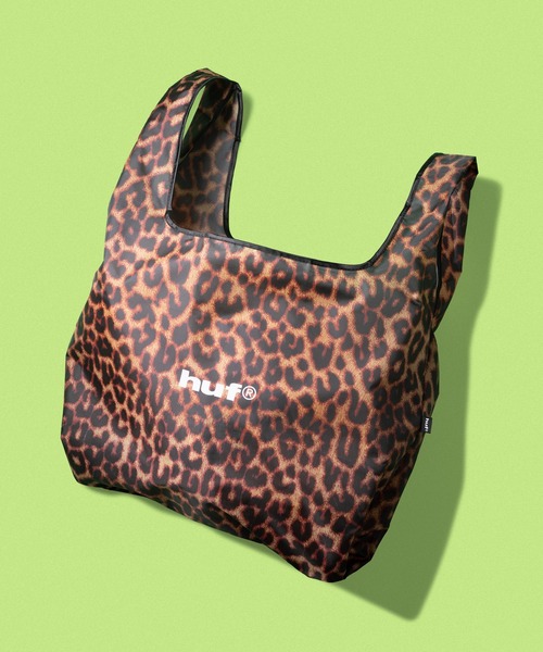 HUF(ハフ)の「CHEETAH PACKABLE BAG(エコバッグ/サブバッグ・メンズ・ブラック・O/S)」の1枚目の写真