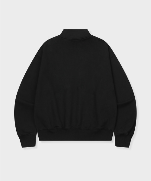 GRUNDEN（グルンデン）の「SIGNATURE LOGO HALF ZIP-UP (BLACK)（スウェット・レディース・その他・unisex M/unisex L）」の2枚目の写真