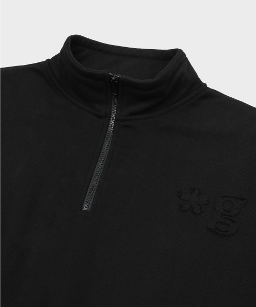 GRUNDEN（グルンデン）の「SIGNATURE LOGO HALF ZIP-UP (BLACK)（スウェット・レディース・その他・unisex M/unisex L）」の3枚目の写真