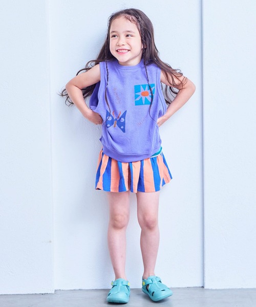 MARKEY'S(マーキーズ)の「ストライプミニスカート(スカート・キッズ・ブルー/ミント/レッド・XS/S/M/L)」の12枚目の写真
